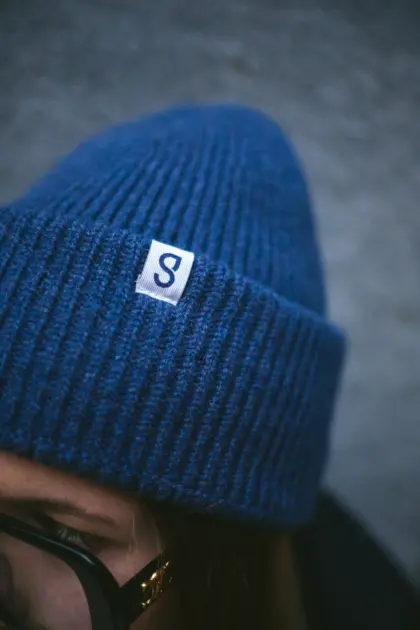 Strickmütze Umschlag GOTS