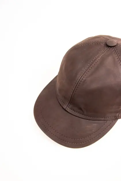 City Sport Baseball Cap Leder