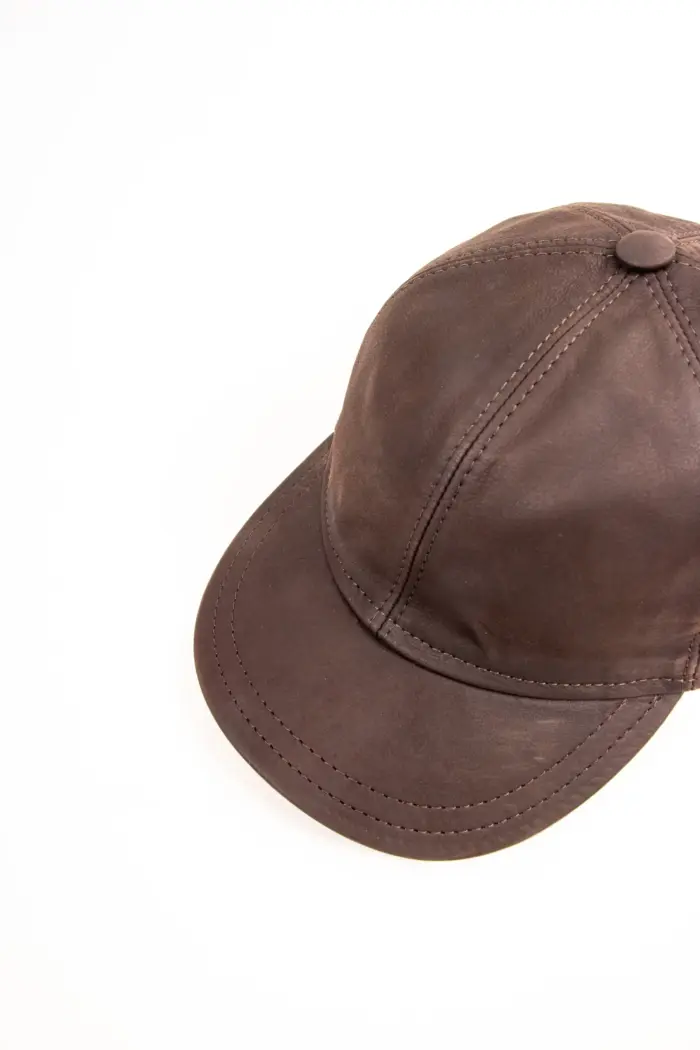 City Sport Baseball Cap Leder