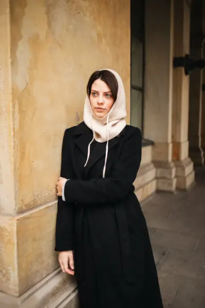 Seeberger Cashmere Kapuzensturmhaube