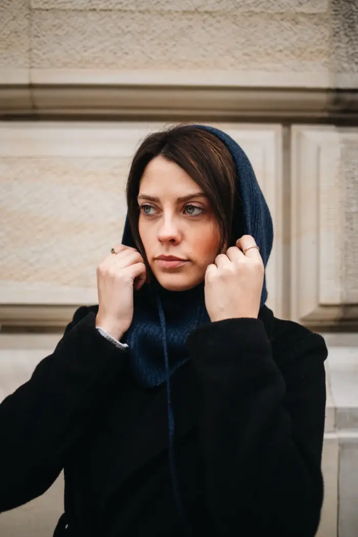 Seeberger Cashmere Kapuzensturmhaube