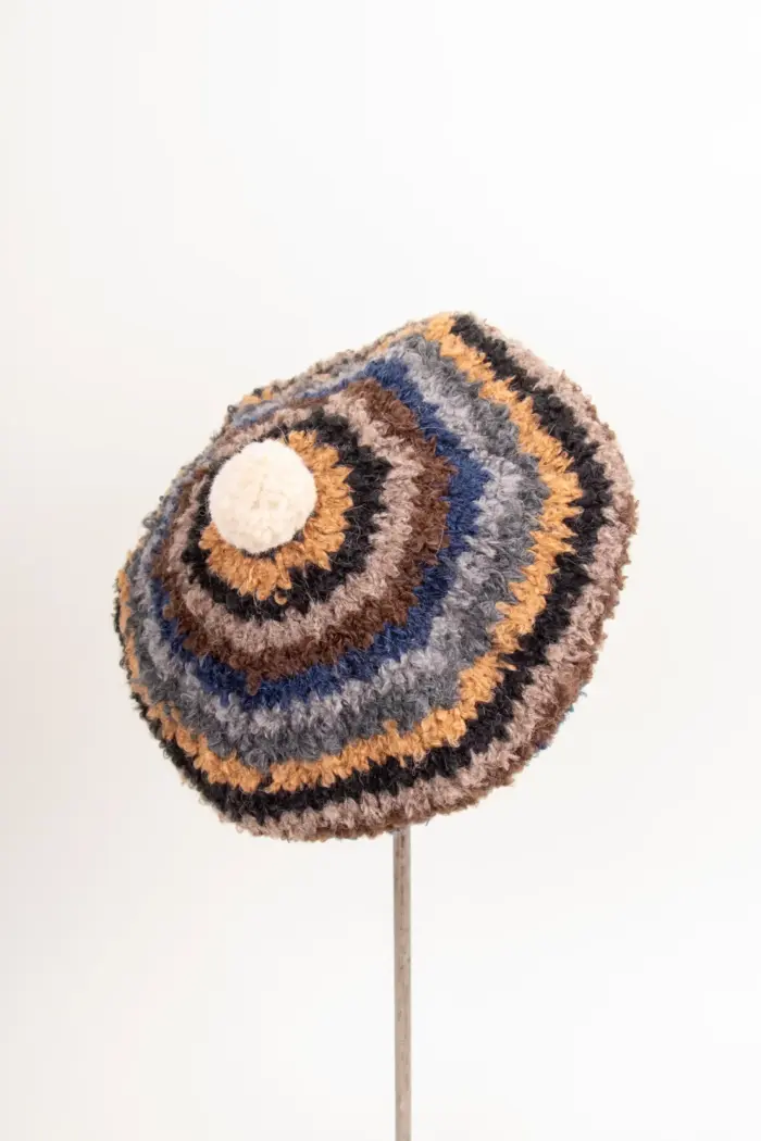 Grevi Baskenmütze mit Bommel