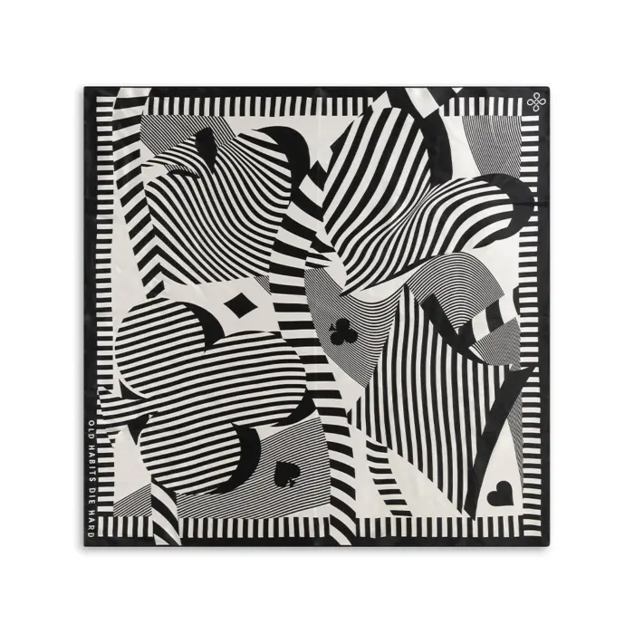 Old Habits Die Hard Bandana Let's Play Card