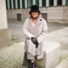Loevenich Bucket Hat aus Wolle Grote soft gerippter Strickschal GOTS
