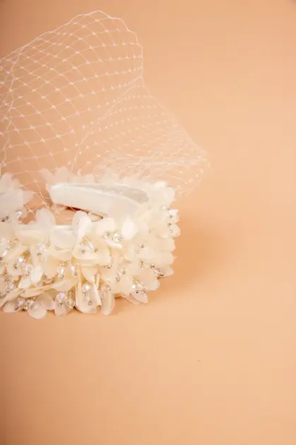 Milano Haarreif mit Schleier