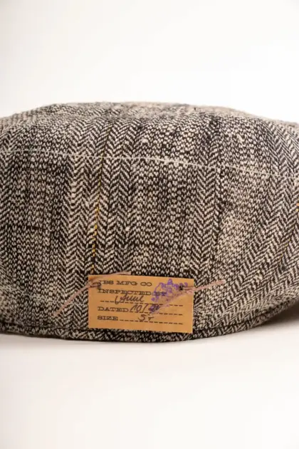 Stetson 8-Panel Cap Silk/Linen Herringbone