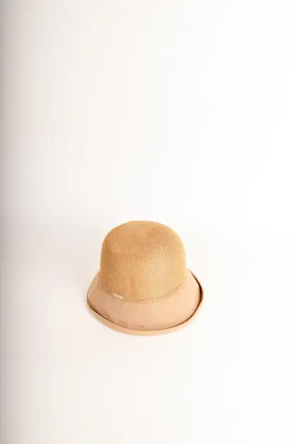 Seeberger Stoff Glocke mit Papierbortenkopf