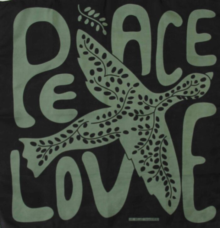 Les belles Vagabondes Mini Foulard Peace and Love
