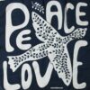 Les belles Vagabondes Mini Foulard Peace and Love