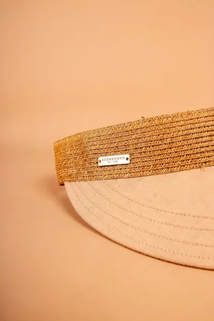 Seeberger Stoffschirm mit Papierbortensteg