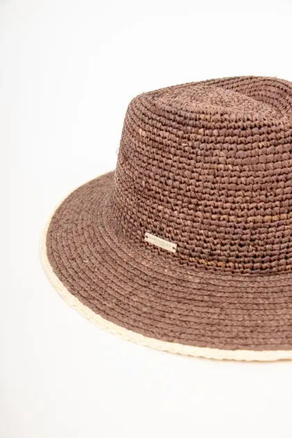 Seeberger Fedora aus Raffiastroh
