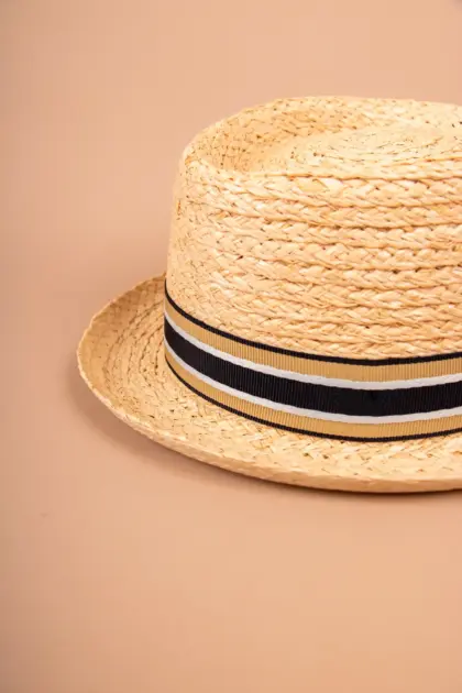 Faustmann Pork Pie aus Raffia