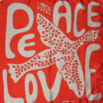 Les Belles Vagabondes Mini Foulard Peace and Love