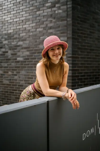 Seeberger Glocke aus Raffiastroh