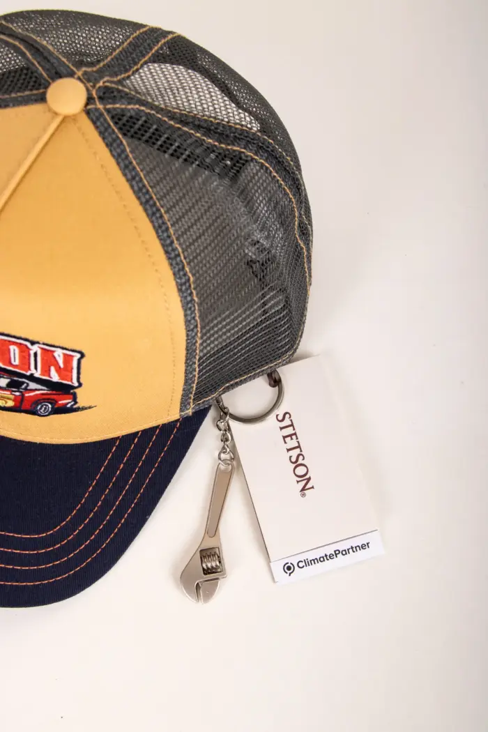Stetson Trucker Cap Indy mit Schlüsselanhänger und ClimatePartner