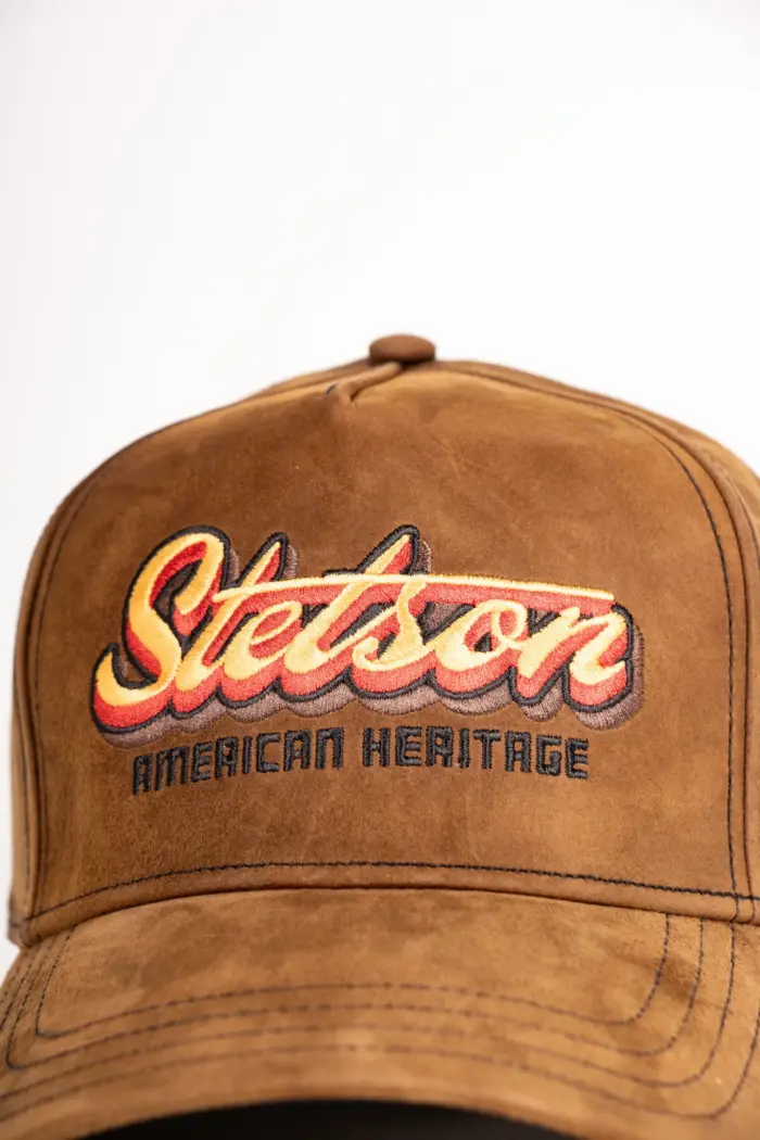 Stetson Trucker Cap Oily Goat Suede Vorderseite