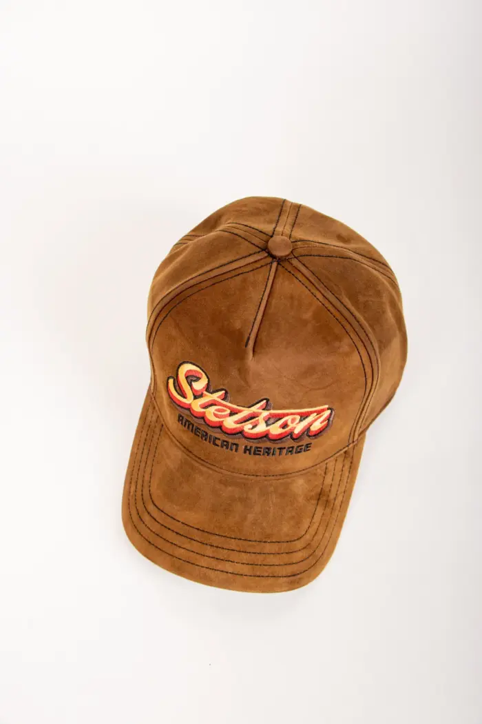 Stetson Trucker Cap Oily Goat Suede Ansicht von Oben
