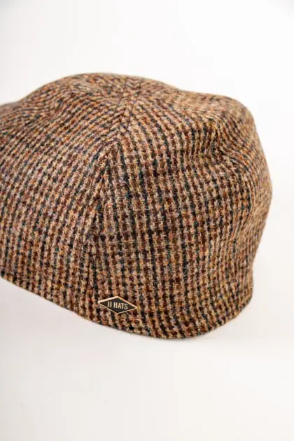 JJ Hats Duck Cap Harris Tweed