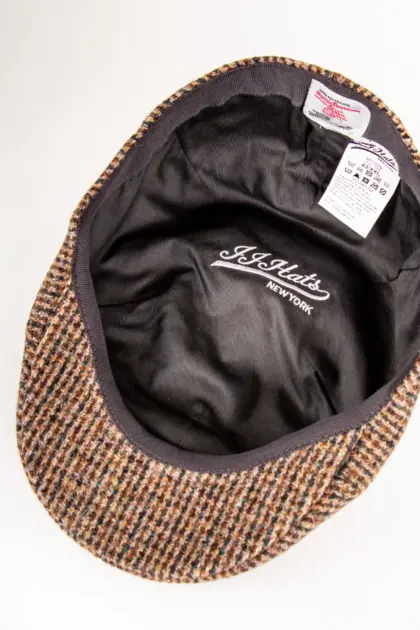 JJ Hats Duck Cap Harris Tweed