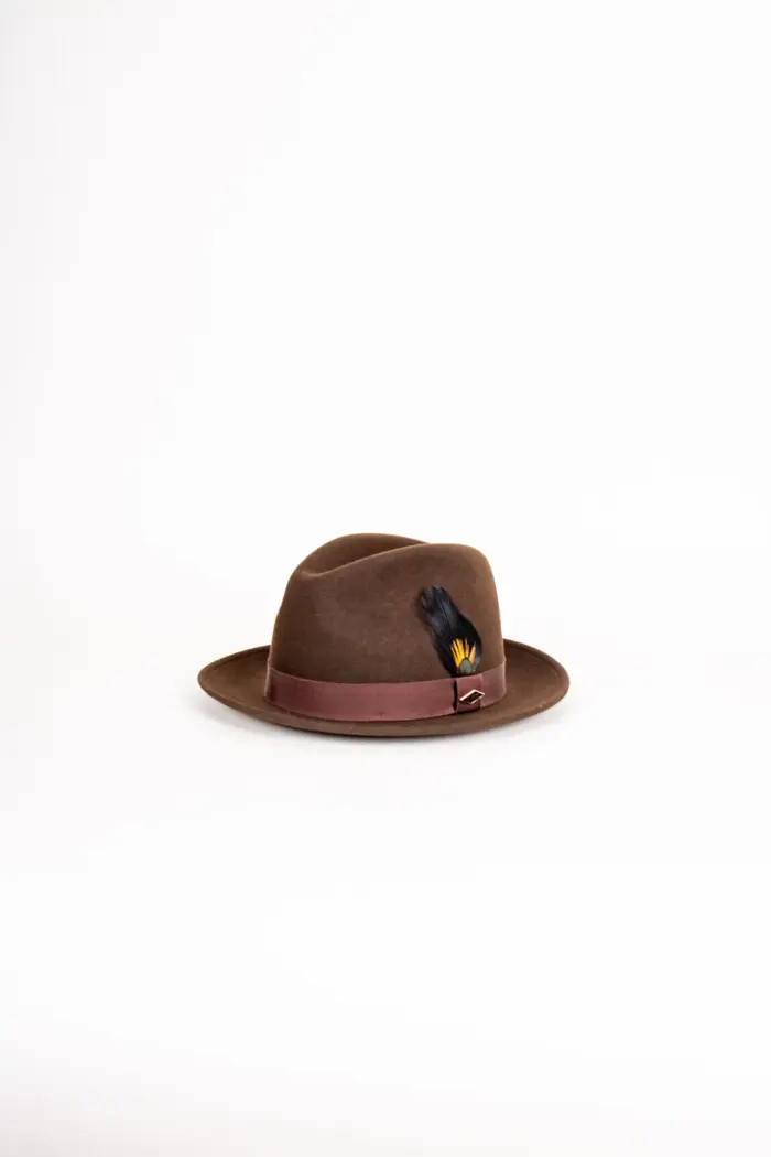 JJ Hats Fedora Lite Felt JJ Hats Fedora Lite Felt Dunkelbraun