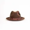 JJ Hats Fedora Lite Felt JJ Hats Fedora Lite Felt Dunkelbraun Ansicht frontal