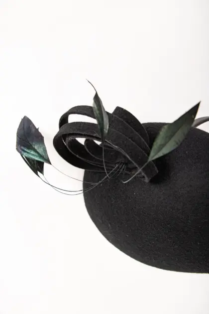 Fascinator Nightfever Wollfilz
