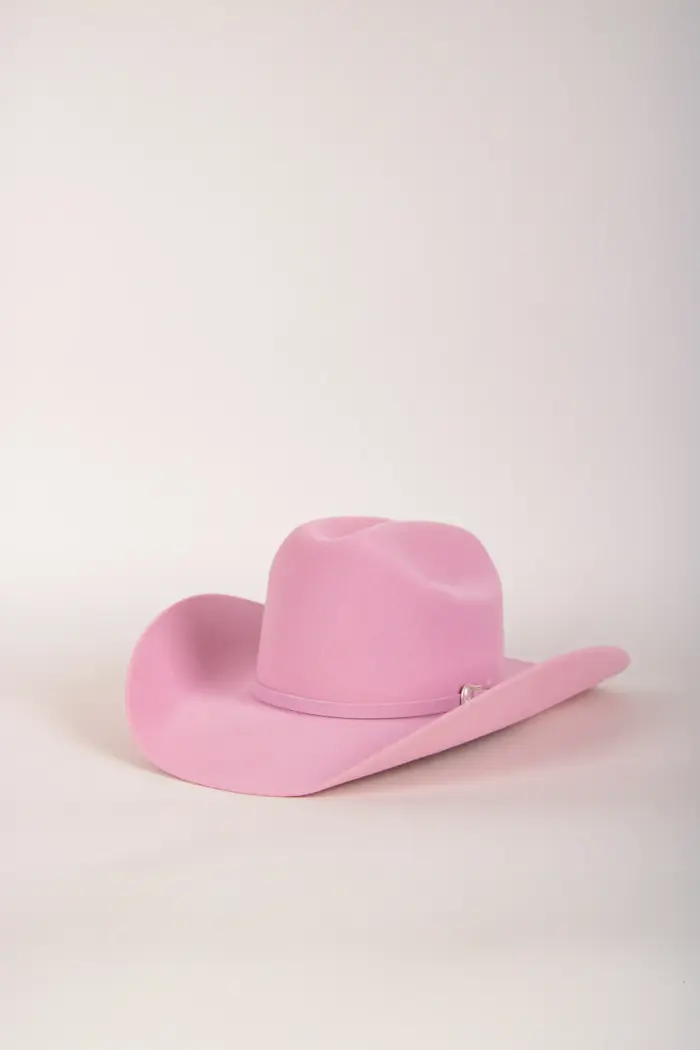 Bailey Lightning 4x Cowboyhut in Fondant Pink Ansicht vorne links