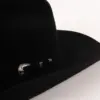 Bailey Luzerne Western Hat Schwarz Detailaufnahme Hutband