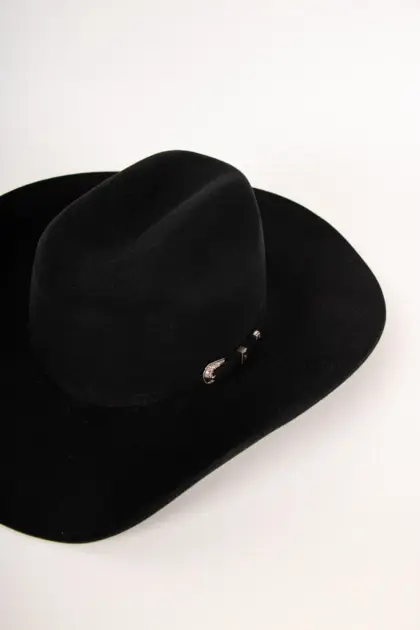 Bailey Luzerne Western Hat Schwarz Detail Hutband