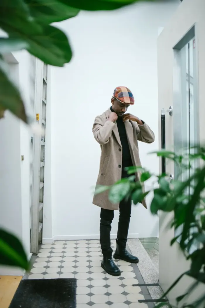 City Sport Luc Schurwolle Kariert