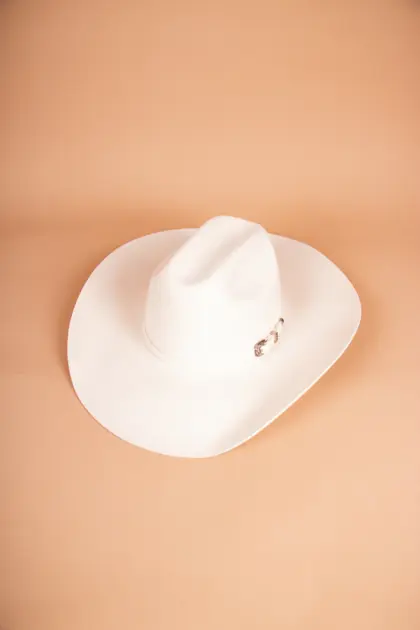 Bailey Luzerne Western Hat in Cream Ansicht von schraeg-oben