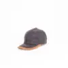Fiebig Baseballcap Schurwolle Ohrenklappen Anthrazit