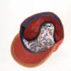 Fiebig Baseballcap Schurwolle Ohrenklappen Bordeaux
