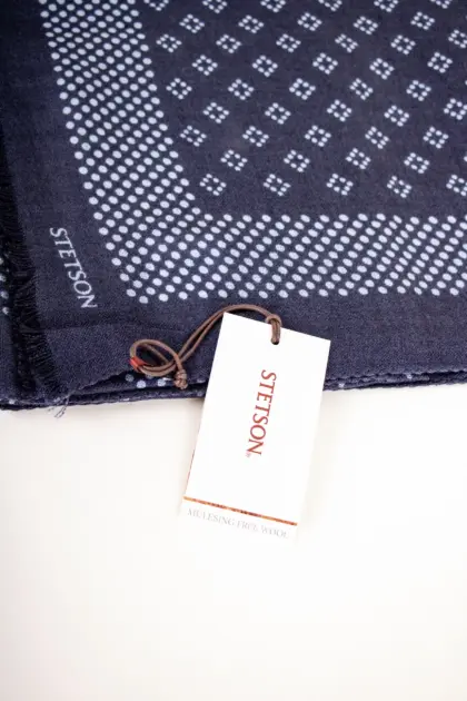 Stetson Schal Dots aus Wolle