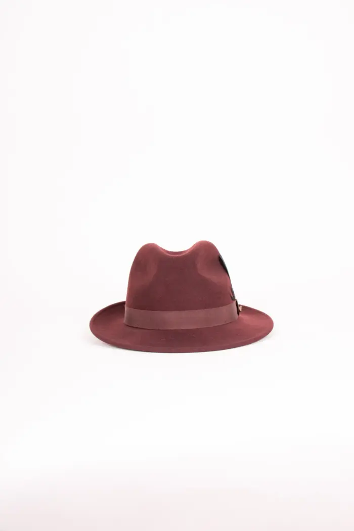 JJ Hats Fedora Lite Felt Bordeaux JJ Hats Fedora Lite Felt Bordeaux