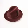 JJ Hats Fedora Lite Felt Bordeaux JJ Hats Fedora Lite Felt Bordeaux
