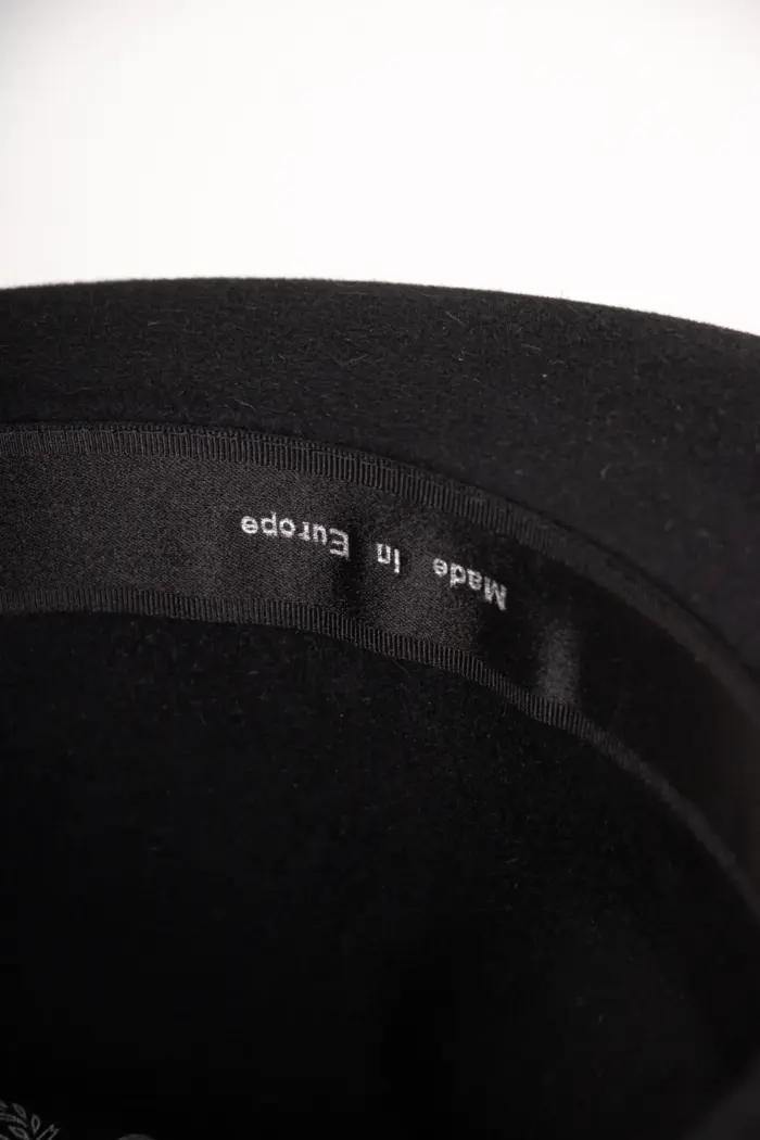 Fléchet Chazelle Fedora Haarfilz Schwarz