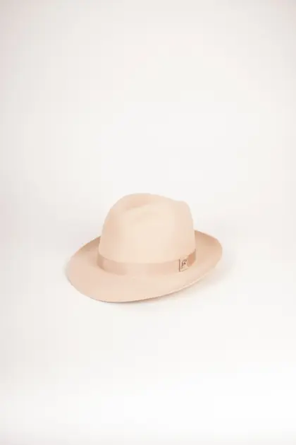 Fléchet Chazelle Fedora Haarfilz Mandel