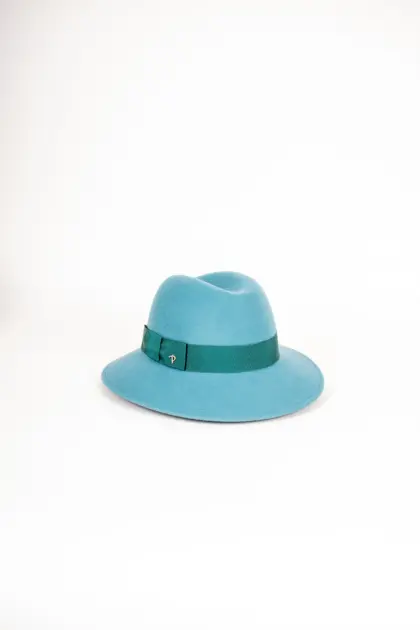 Panizza Delia mit abgenähtem Rand Petrol