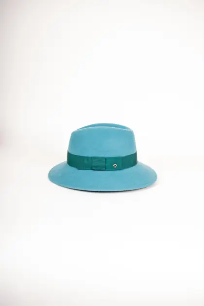 Panizza Delia mit abgenähtem Rand Petrol