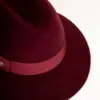 Panizza Delia mit abgenähtem Rand Bordeaux