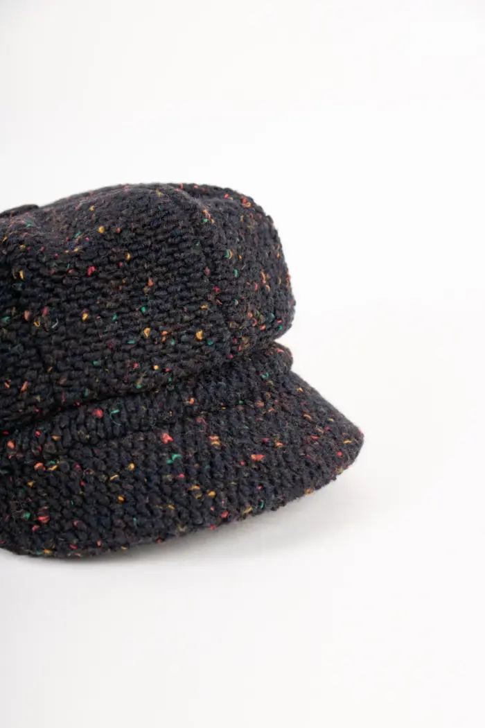 Bedacht Mallor Ballonmütze Wolle Bedacht Mallor Ballonmütze Wolle Schwarzmeliert