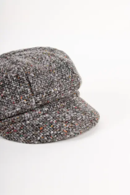 Bedacht Mallor Ballonmütze Wolle Graumeliert
