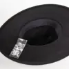 Webahats Isa Velourfilzhut Schwarz