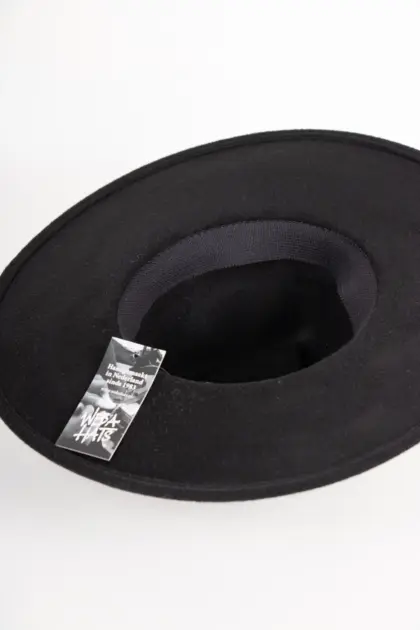 Webahats Isa Velourfilzhut Schwarz