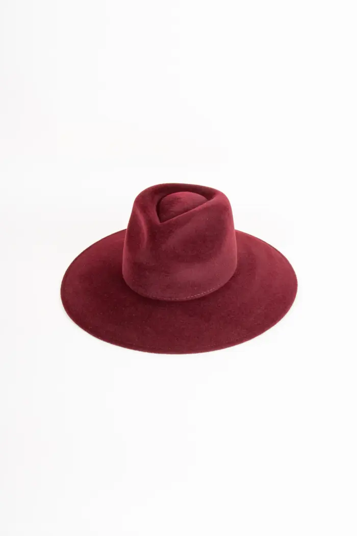 Webahats Isa Velourfilzhut Bordeaux