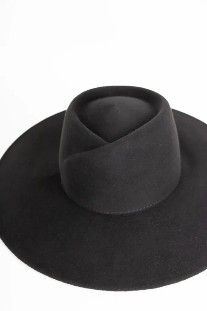 Webahats Fleur Velourfilzhut Schwarz