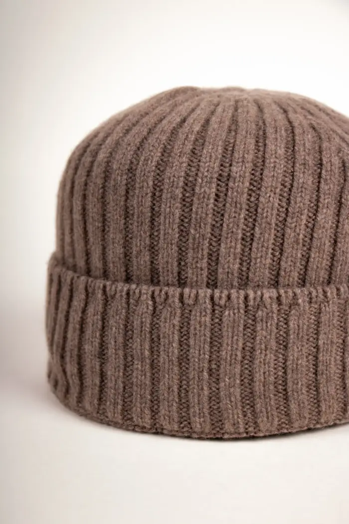 Grote Strickmütze Kaschmir Recycelt
