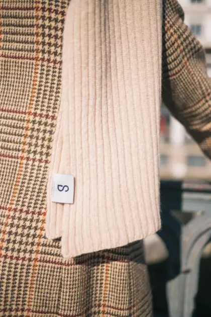 Grote Strickschal Kaschmir Recycelt