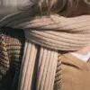 Grote Strickschal Kaschmir Recycelt